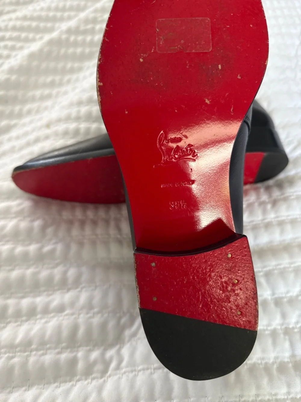 Christians Louboutin Leather Boots